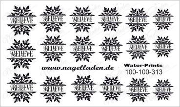 Nail Water Tattoo (Prints) small 313