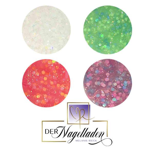 Mega Spar Set 9-tlg. - Colour Aufbaugel Set 15ml + Konfetti Party Gel Set 15ml