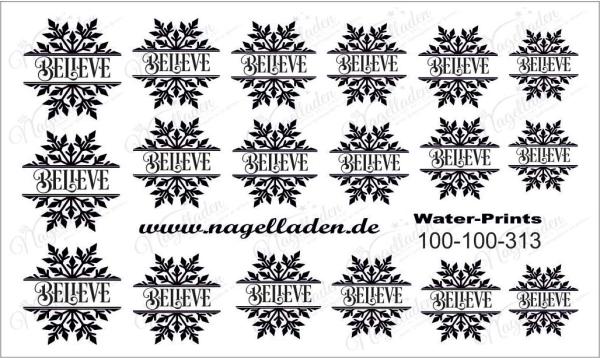 Nail Water Tattoo (Prints) small 313