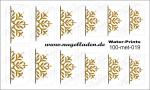 Nail Water Tattoo (Prints) small metallic 019 (Gold)